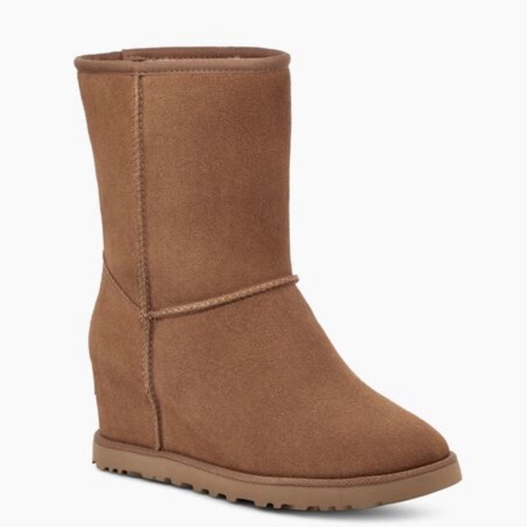 UGG | Classic Femme Short Boots In Chestnut NEW In Box - Picture 13 of 16